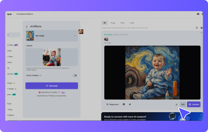 generate your ai painting and download