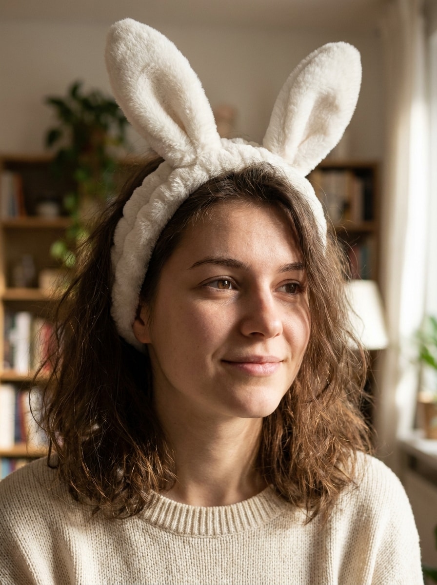 Photoreal Bunny Headband