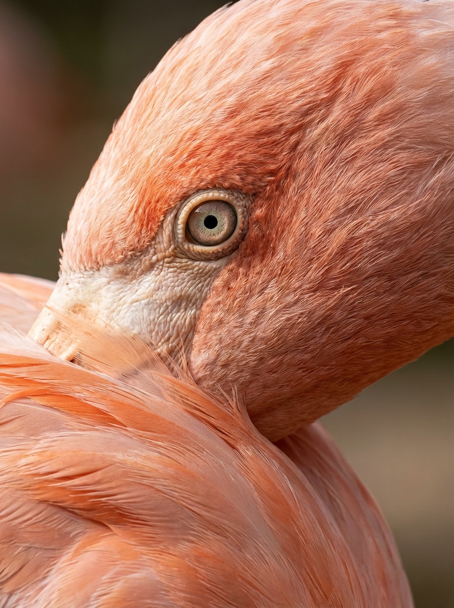 Photoreal Flamingo Portrait
