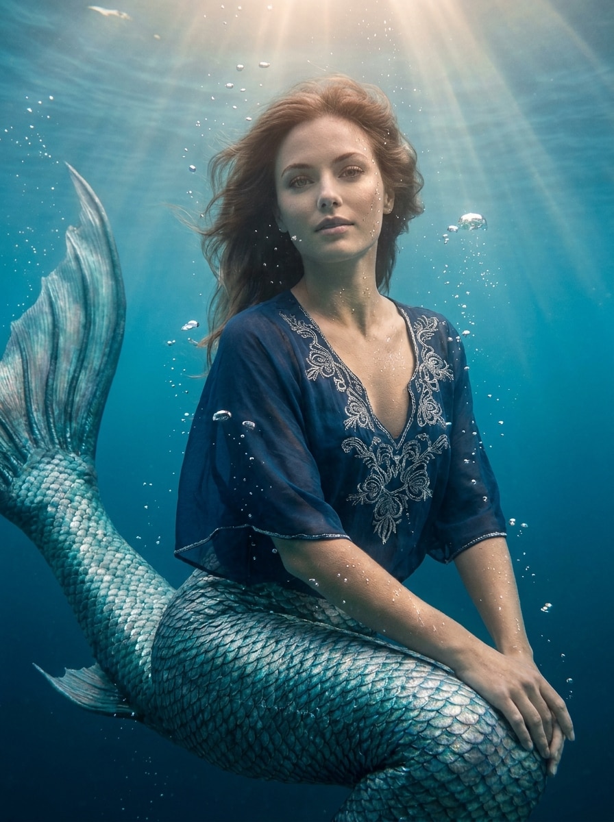 Photorealistic Ocean Mermaid