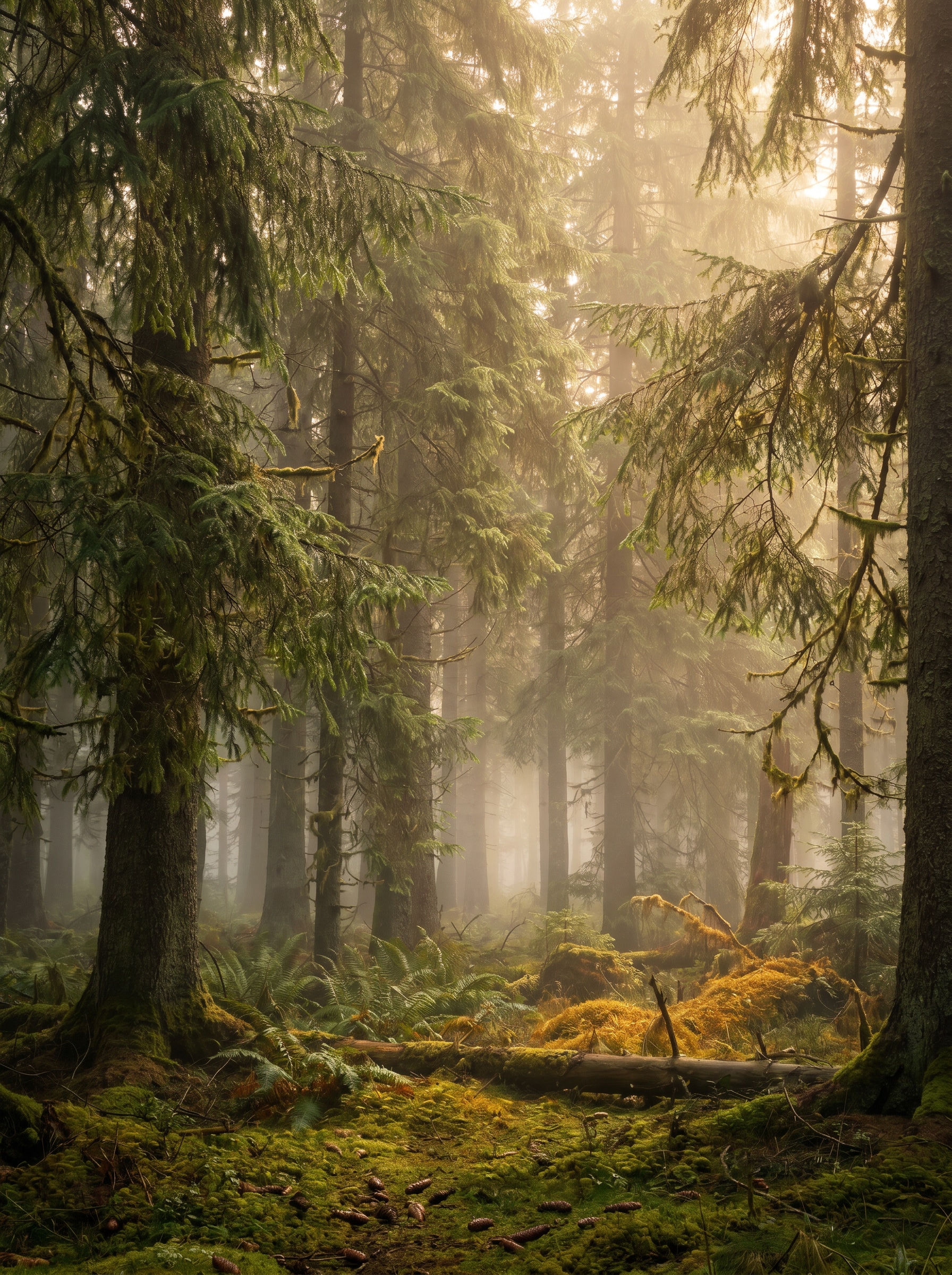 Photorealistic Pine Forest
