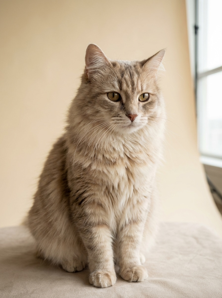 Photorealistic Studio Cat