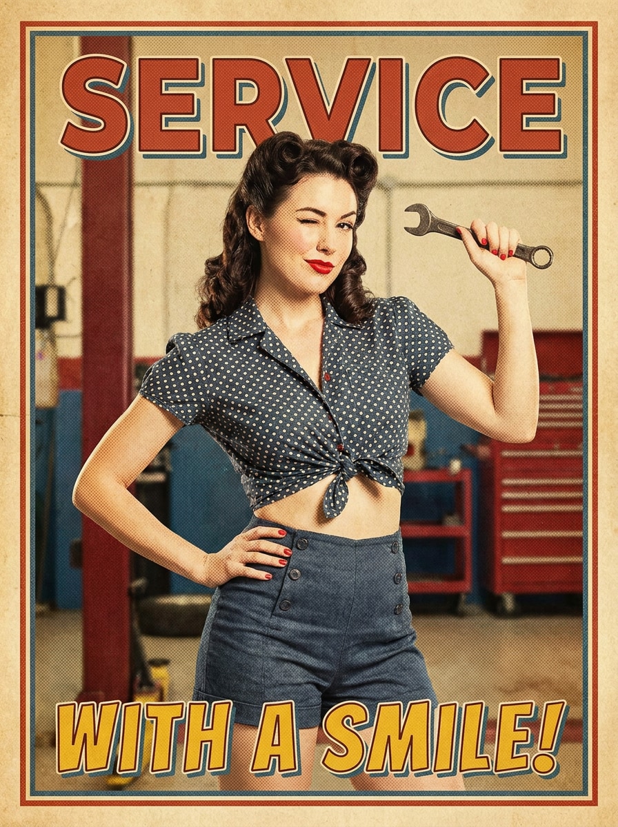 Pin-Up Poster Portrait