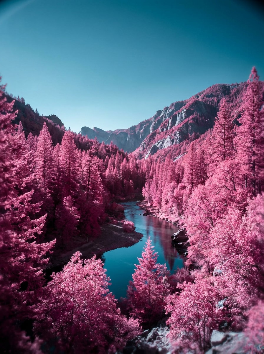 Pink Foliage IR