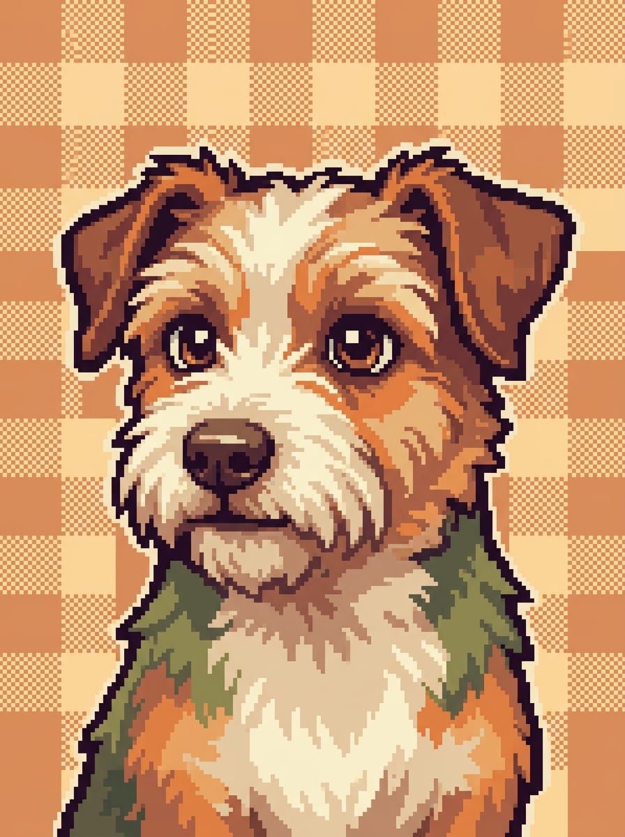 Pixel Pet Portrait