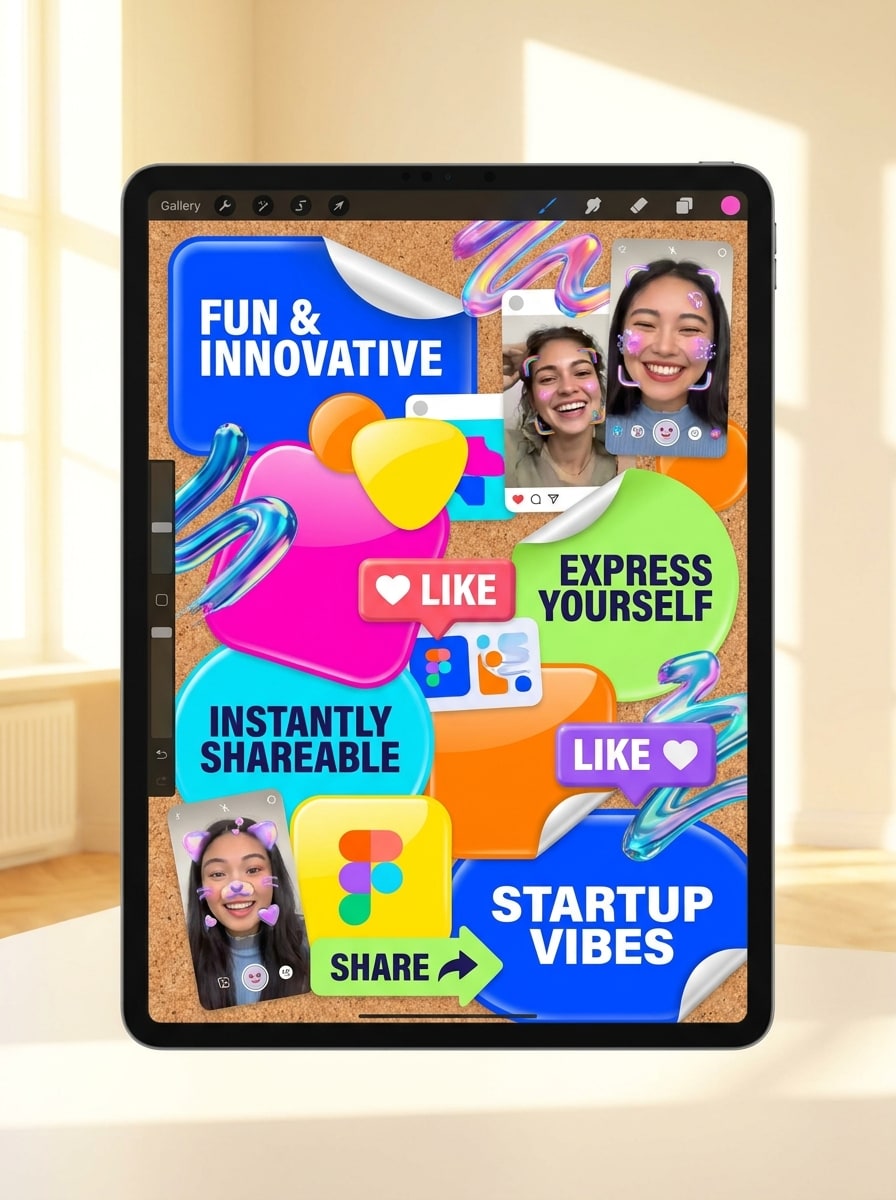 Playful Gen Z Startup Board