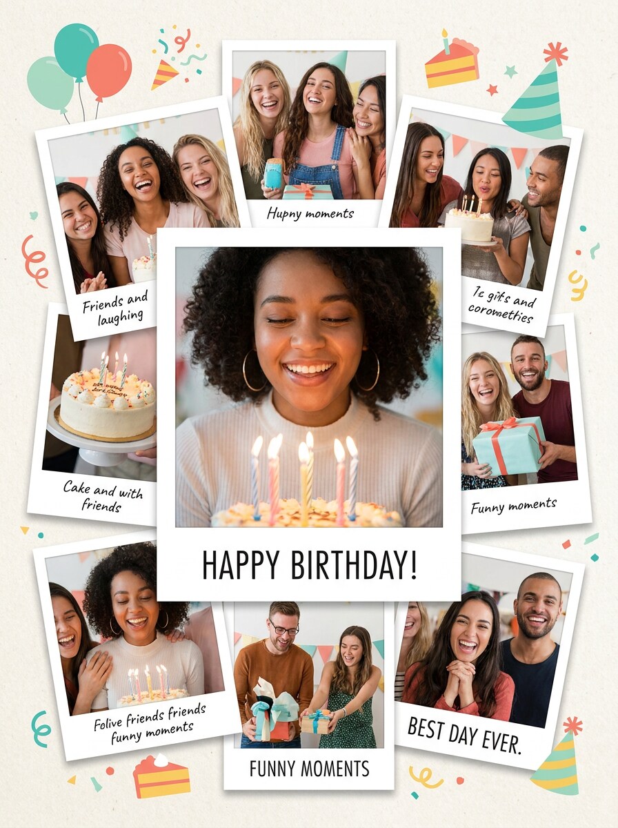 Polaroid Multi-Photo Birthday