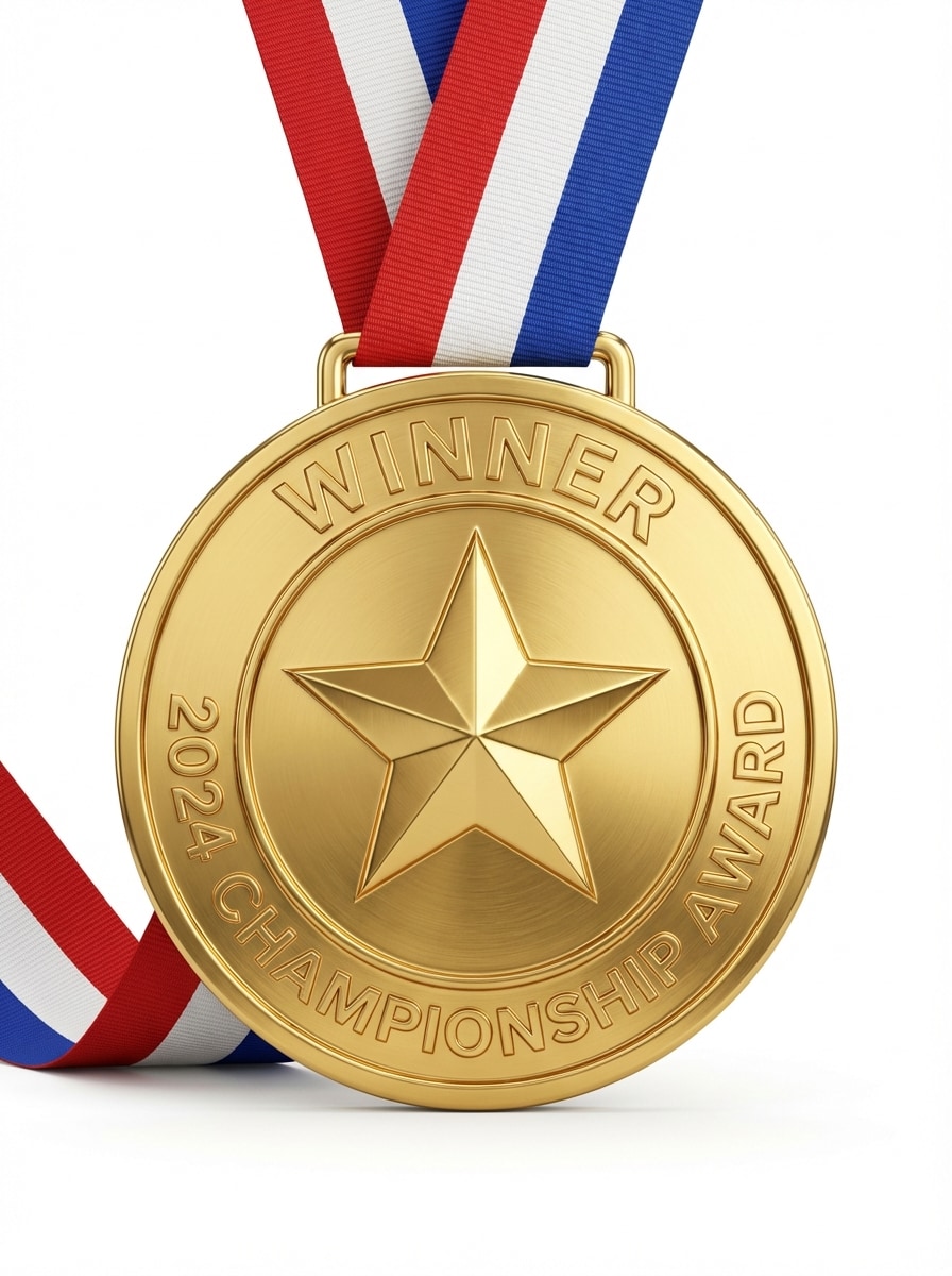 Premium Gold Winner Medal
