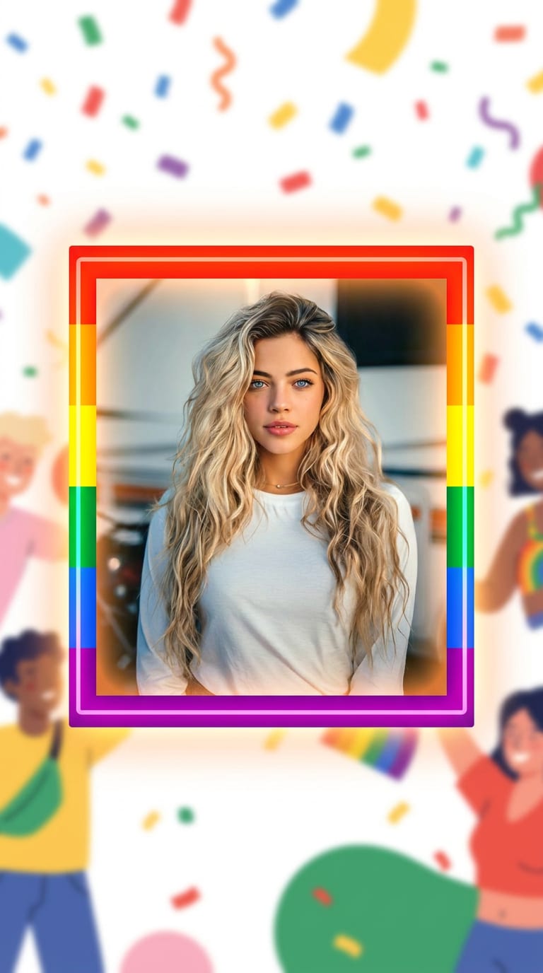 Pride Profile Picture Frame