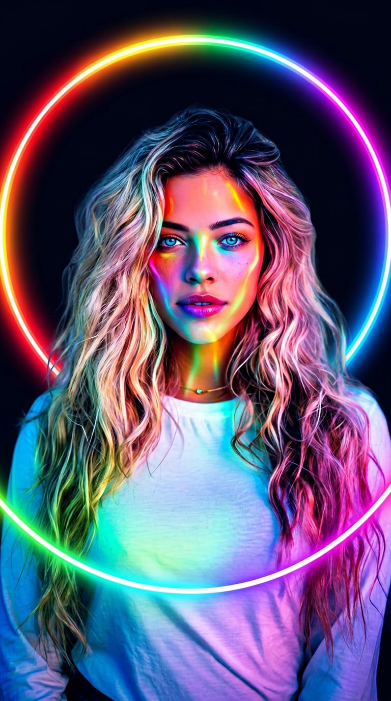 Neon Rainbow PFP