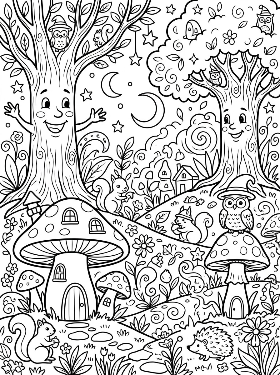Printable Coloring Doodle