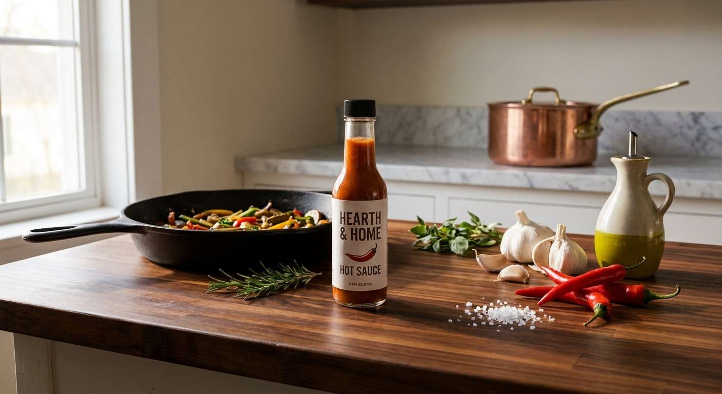 Lifestyle Countertop Scene after background change