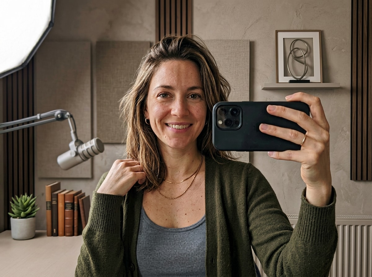 Aesthetic Profile Portrait after background change