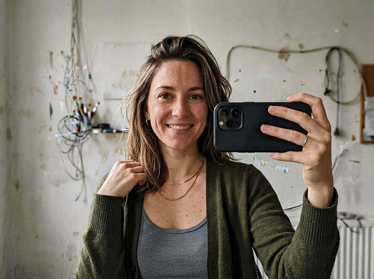 Aesthetic Profile Portrait before background change