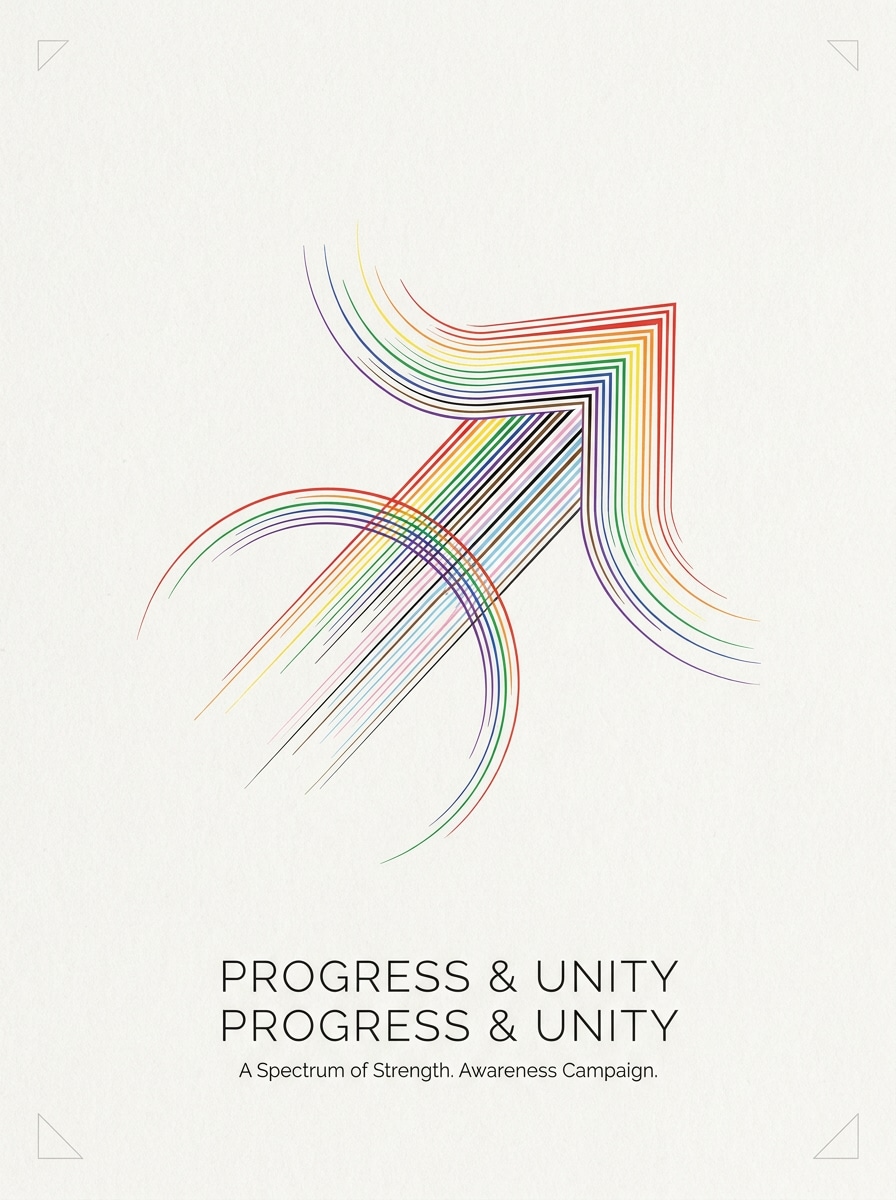 Progress Pride Minimalist