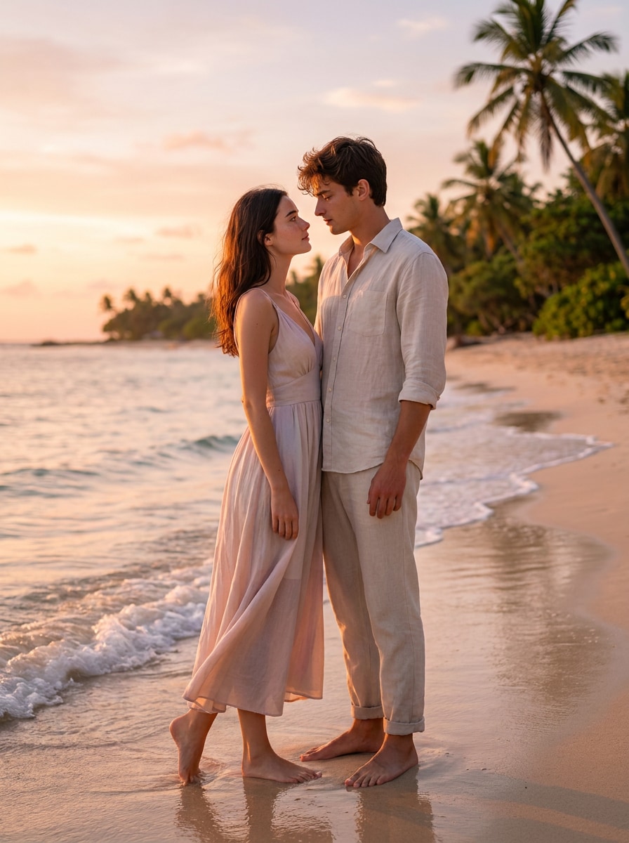 Prompt Gemini AI Pasangan romantic couple result