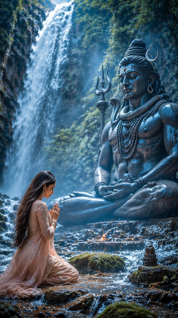 Waterfall Mahadev Prompt