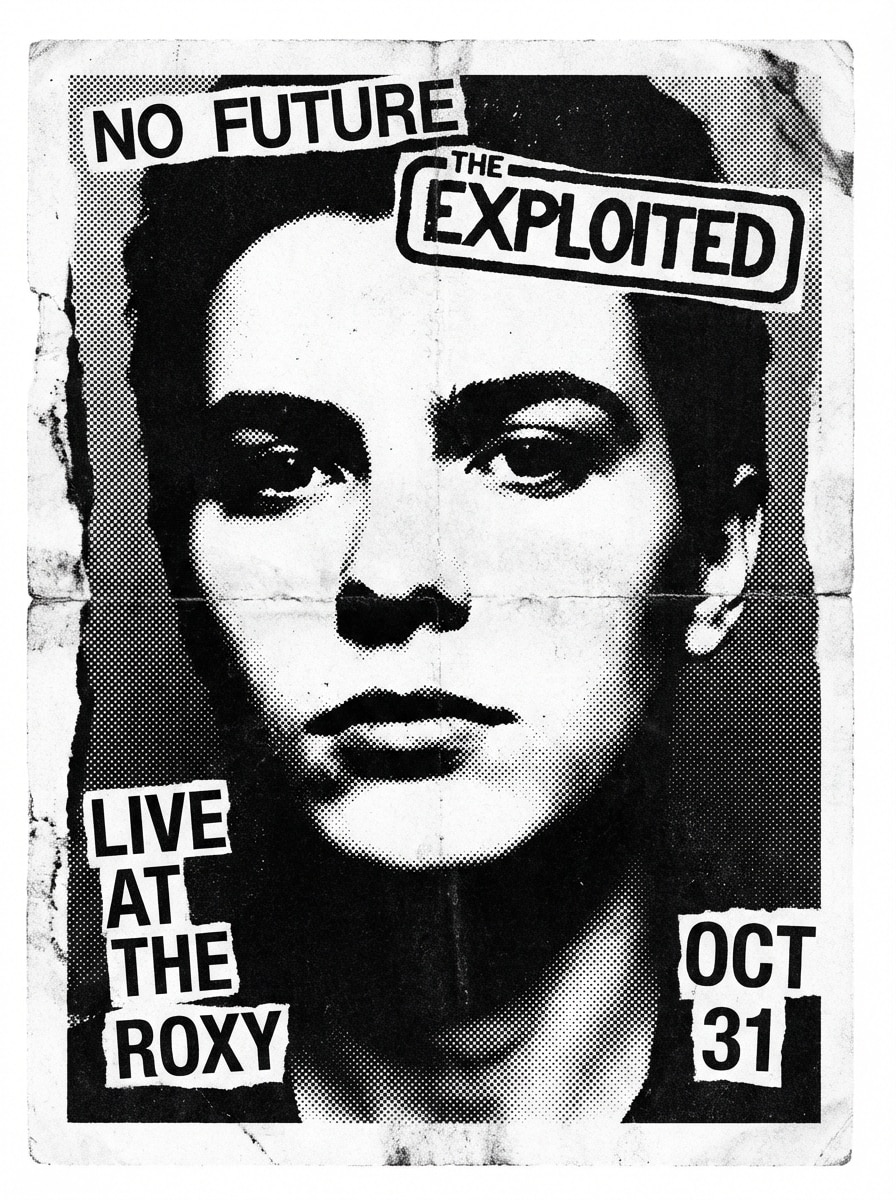 Punk Flyer Halftone