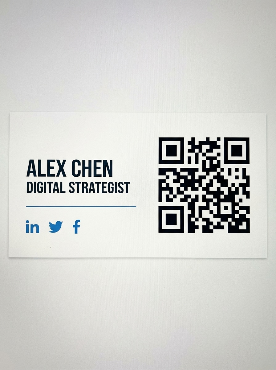 QR-Centric Digital Card