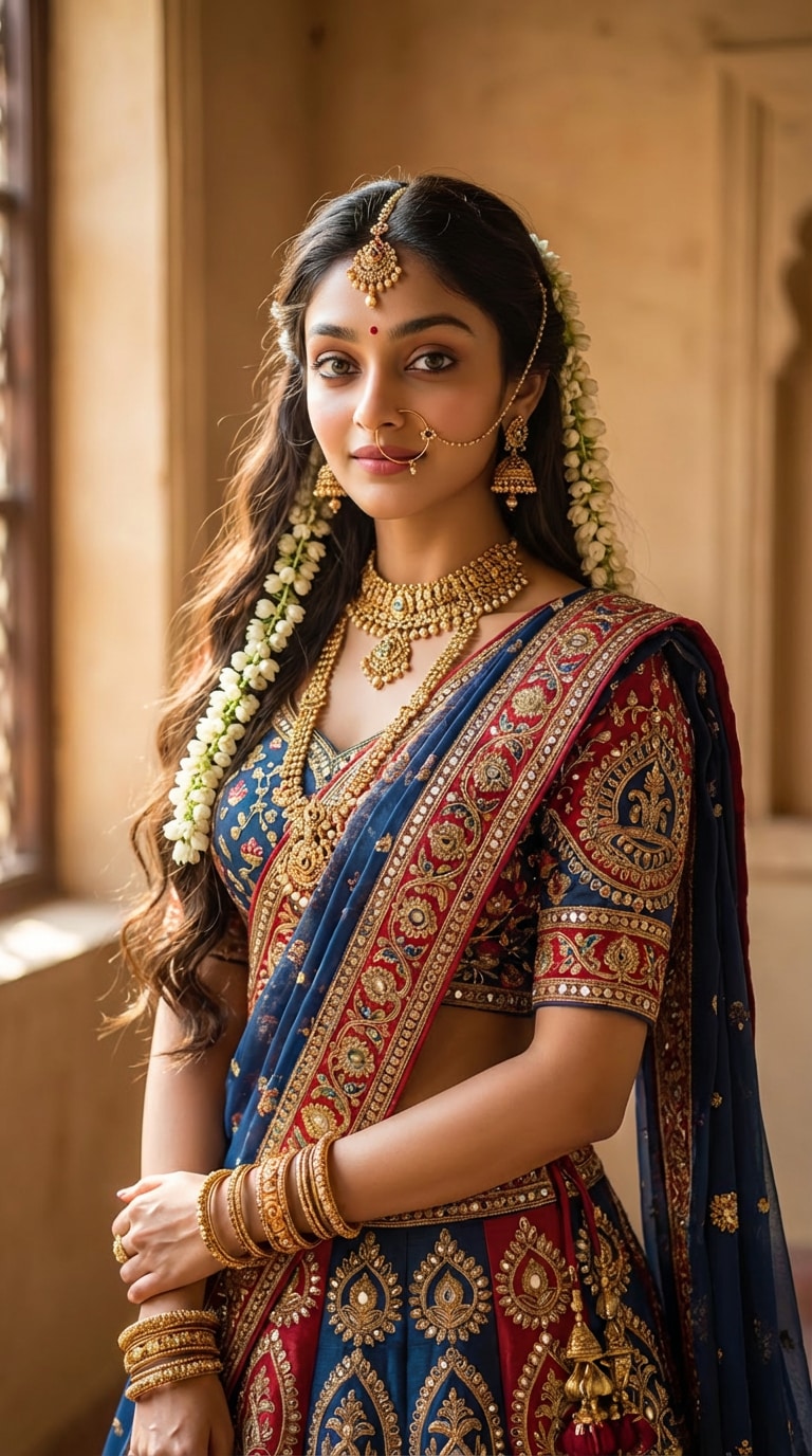 Natural Light Radha Rani Look