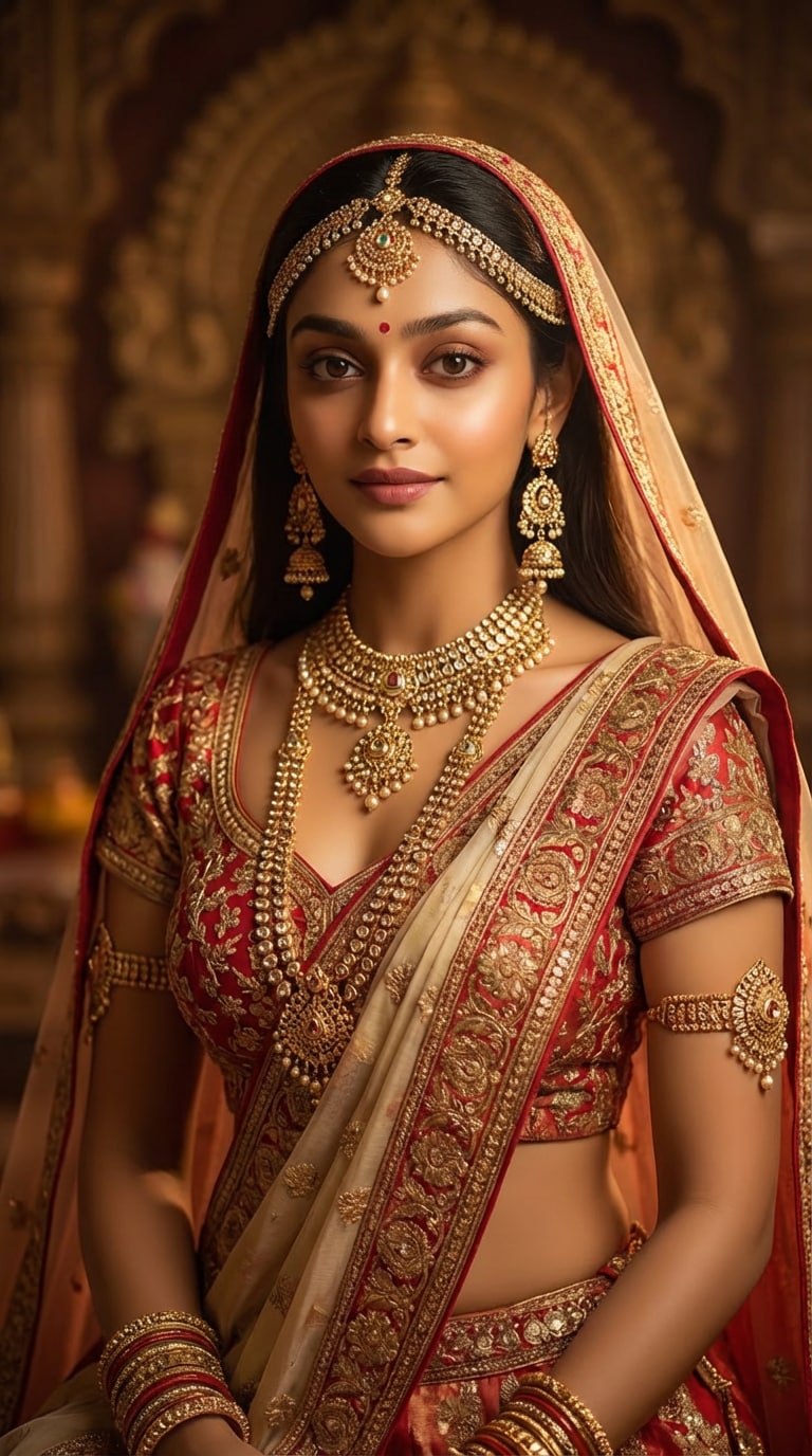 Cinematic Radha Rani Look