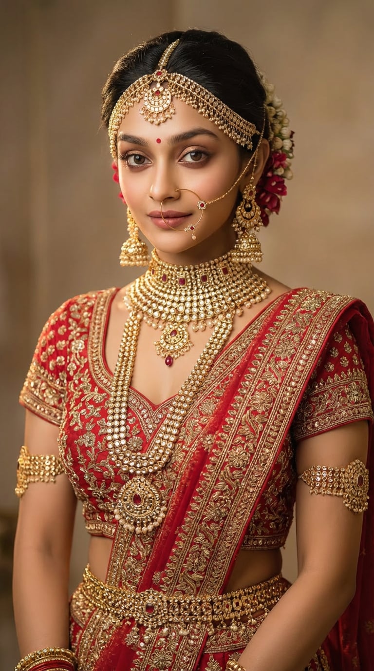 Bridal Radha Rani Look