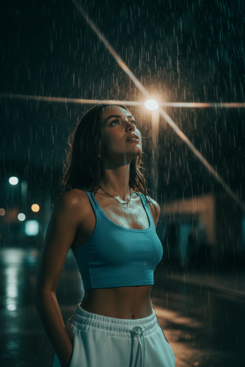 AI Rain Photo Effect