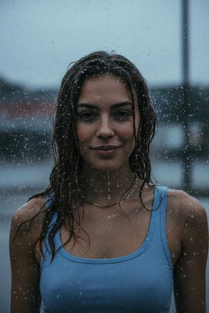 AI Rain Photo Effect