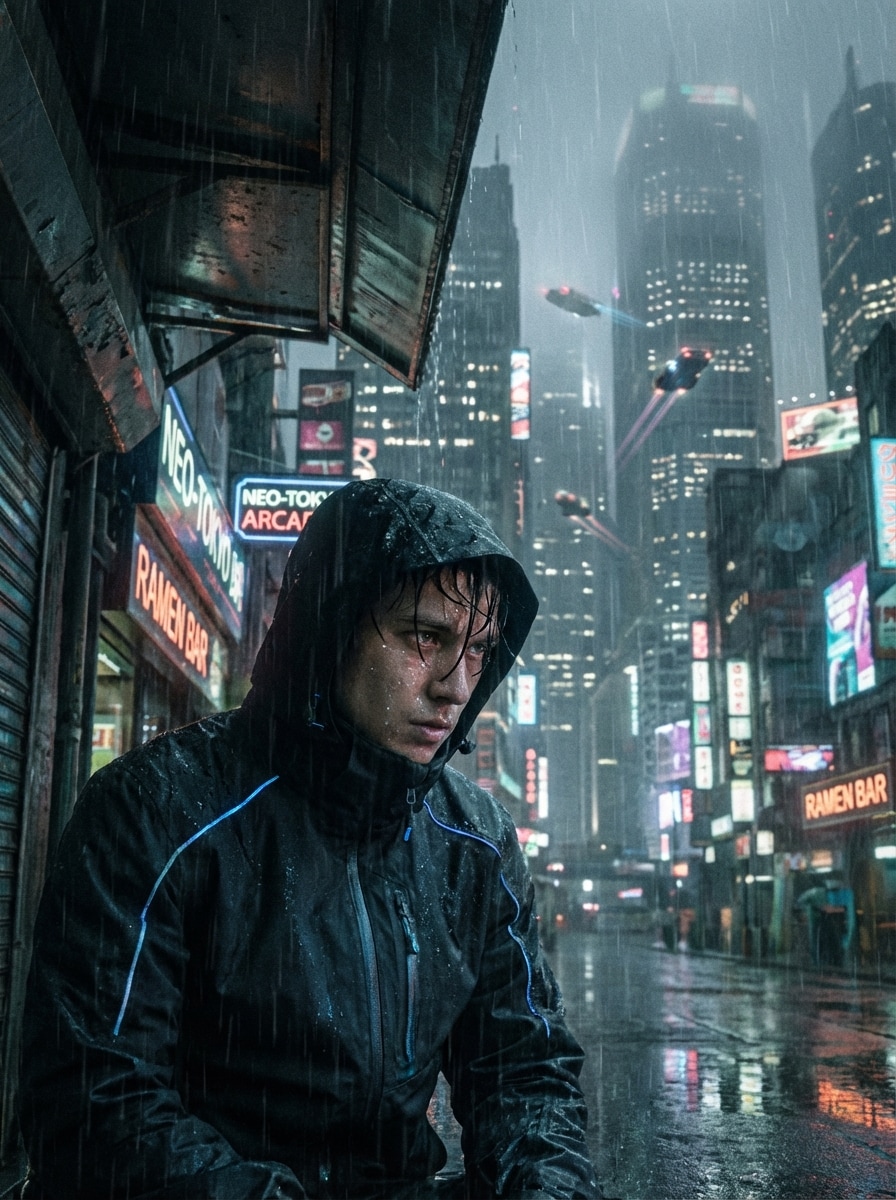 Rainy Megacity Resident