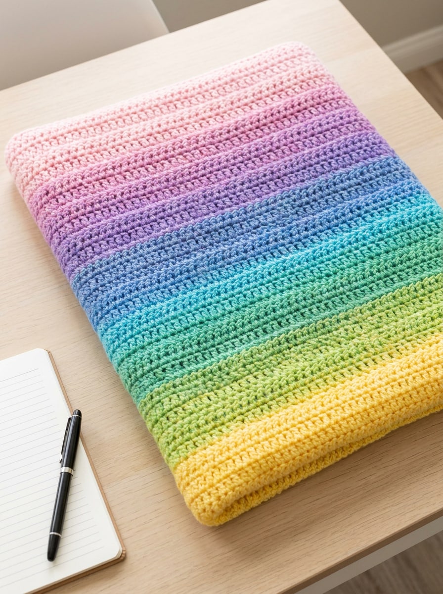 Rainbow Fade Stripe Plan