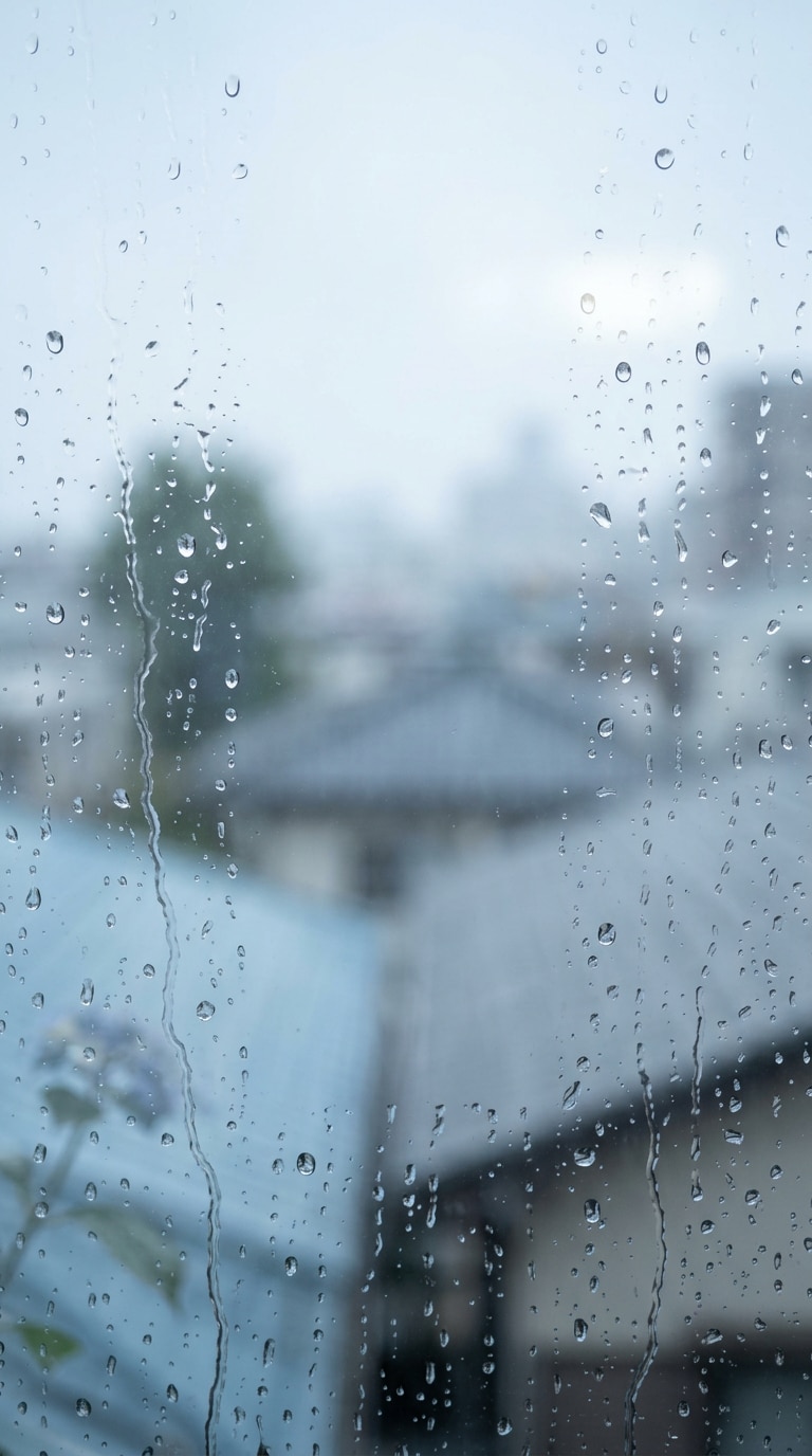 梅雨のスマホ壁紙AI画像