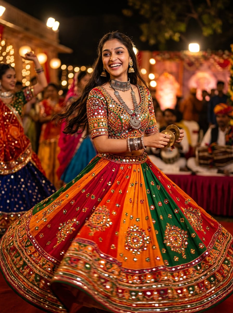 Folk Dance Festival Look Rajasthani Look Prompt for Gemini AI