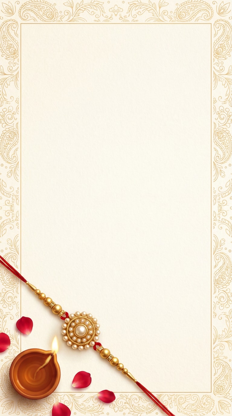 Raksha Bandhan Quote Card AI Prompt