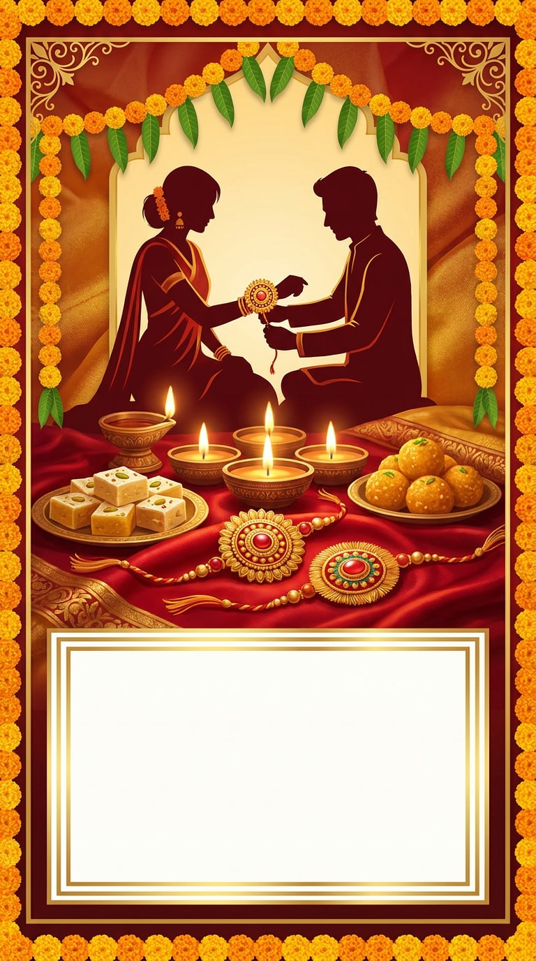 Raksha Bandhan Event Poster AI Prompt
