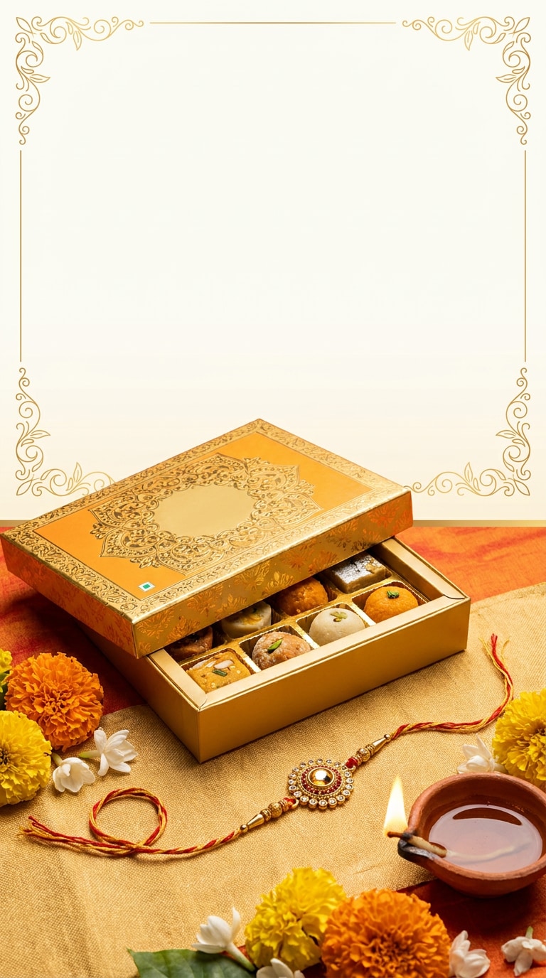 School Raksha Bandhan Poster Prompt