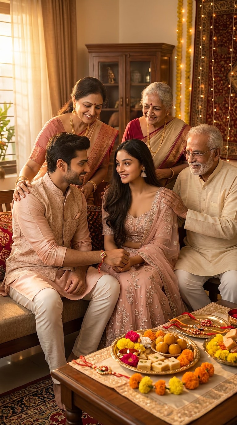 Raksha Bandhan Greeting Card AI Prompt