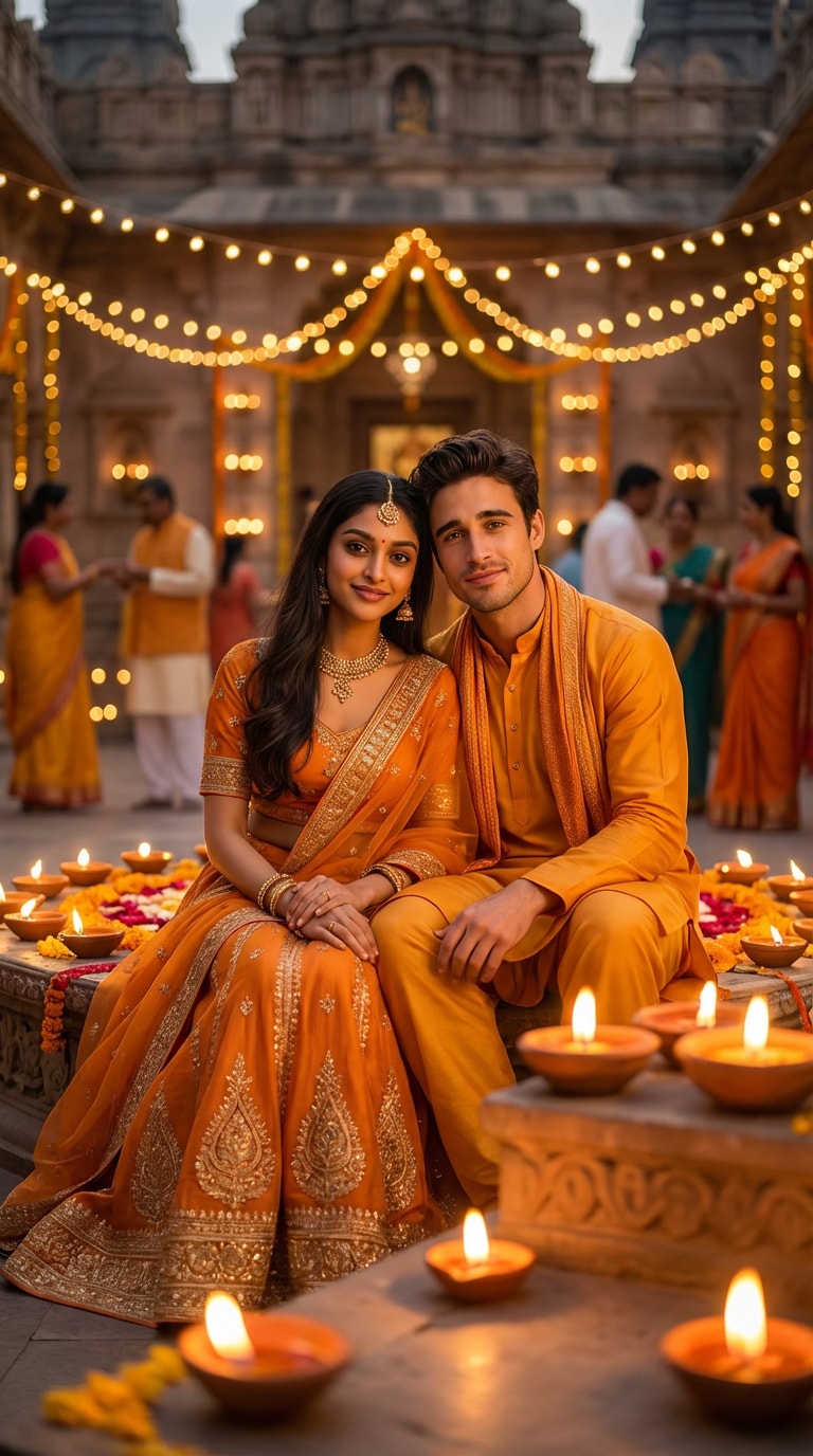 Romantic Festive Portrait