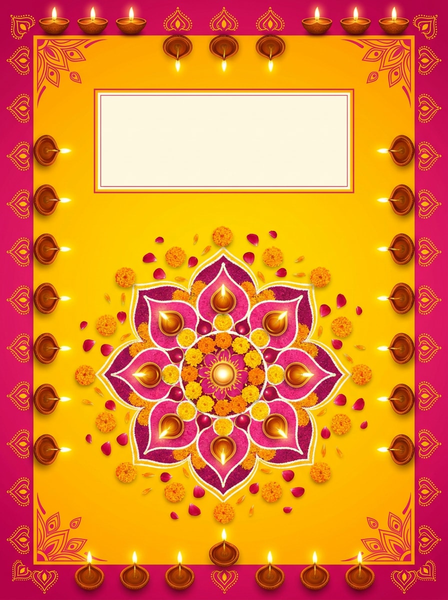 Rangoli Celebration Poster