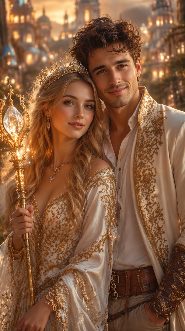 Romantic Rani Pari Couple Prompt