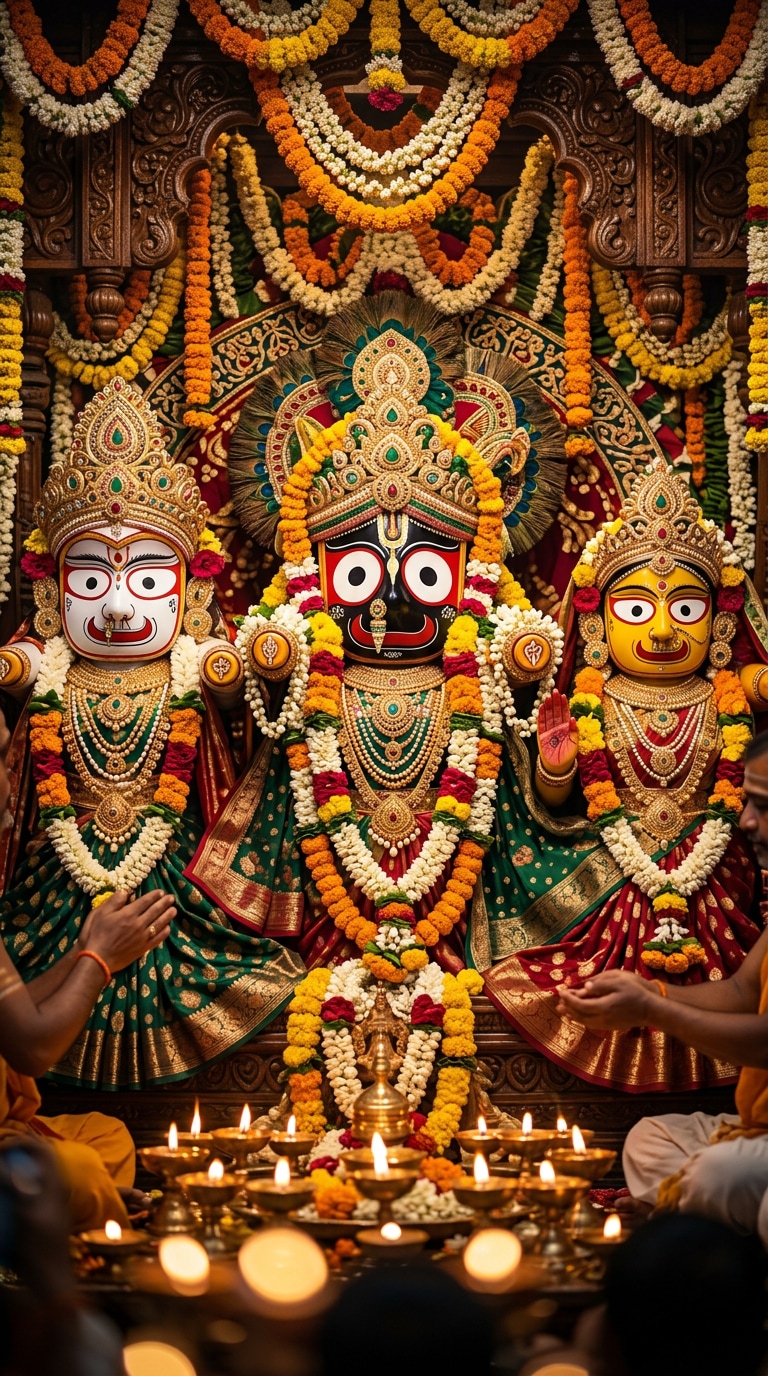 Cinematic Rath Yatra Gemini Photo Prompt