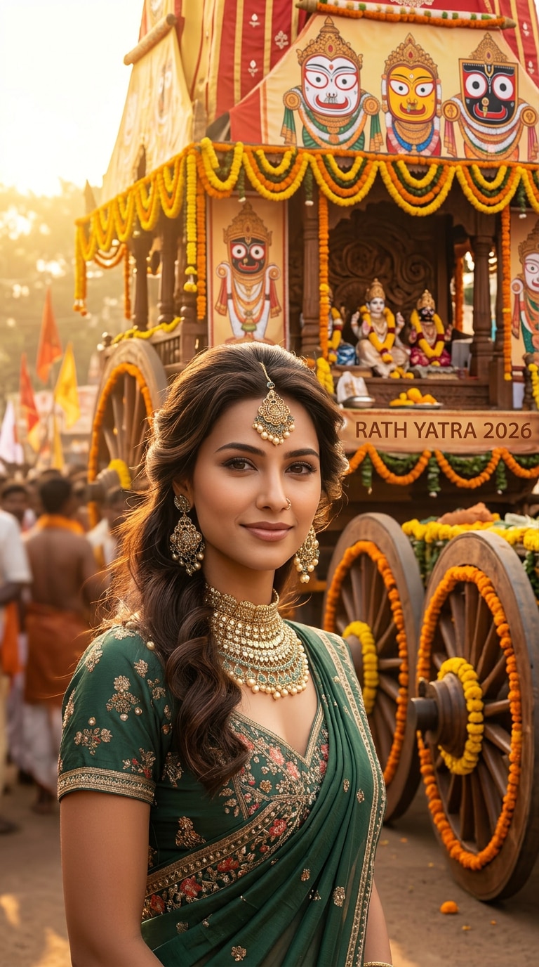 Rath Yatra WhatsApp Status AI Photo