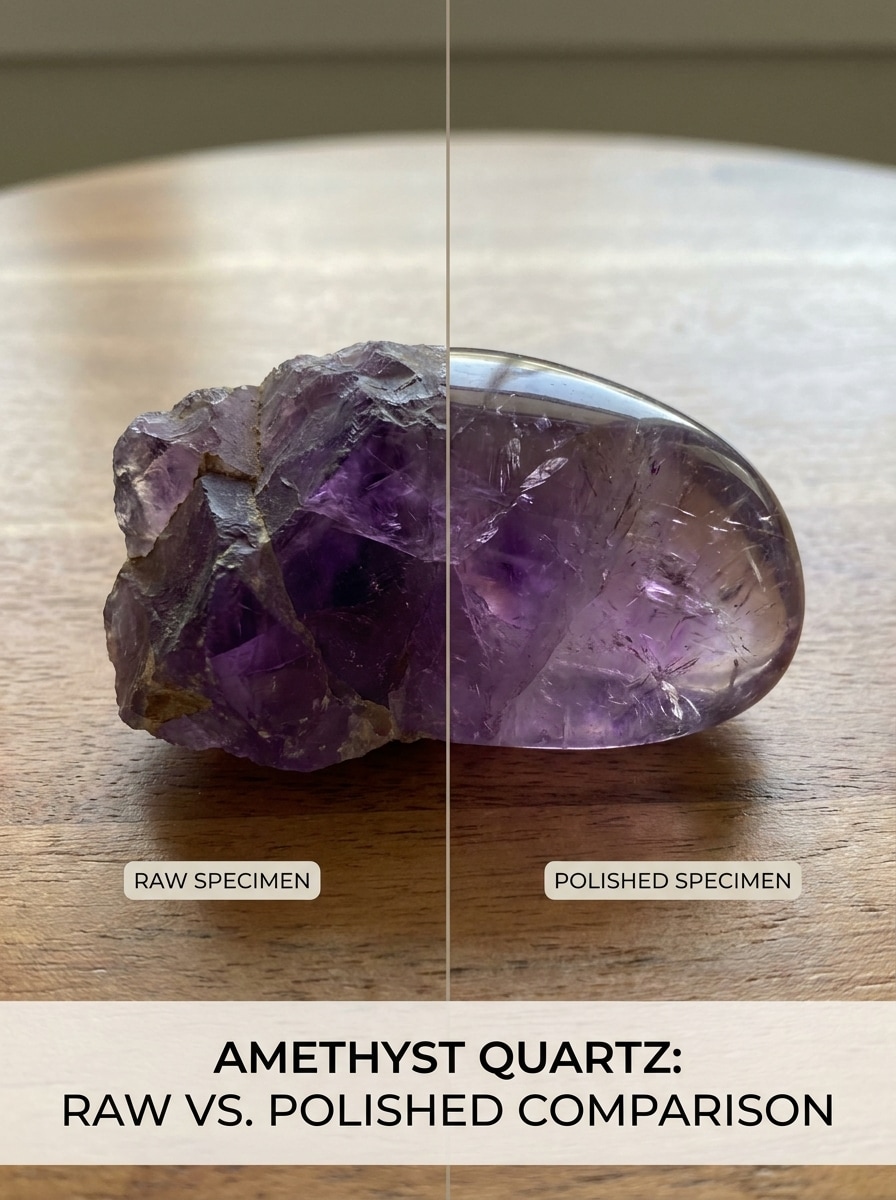 Raw vs Polished Comparison