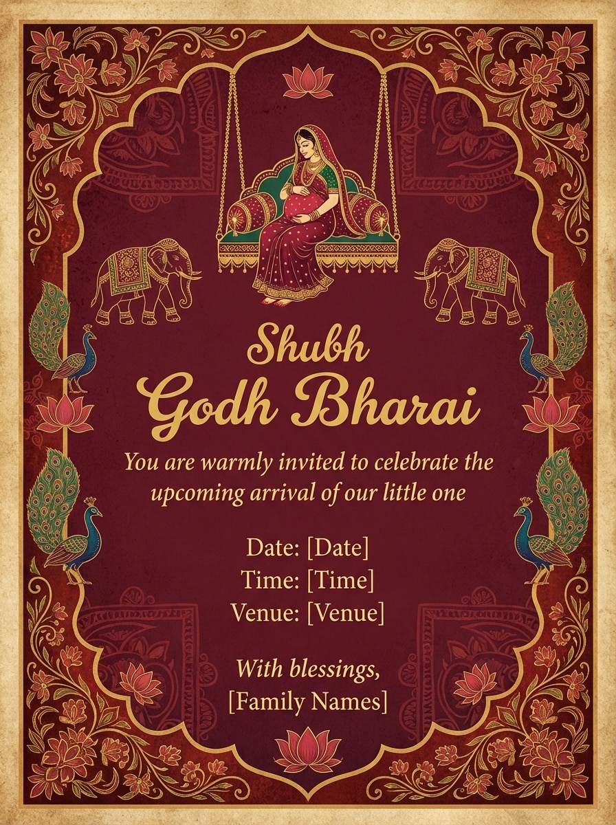 Red and Gold Traditional Ceremony