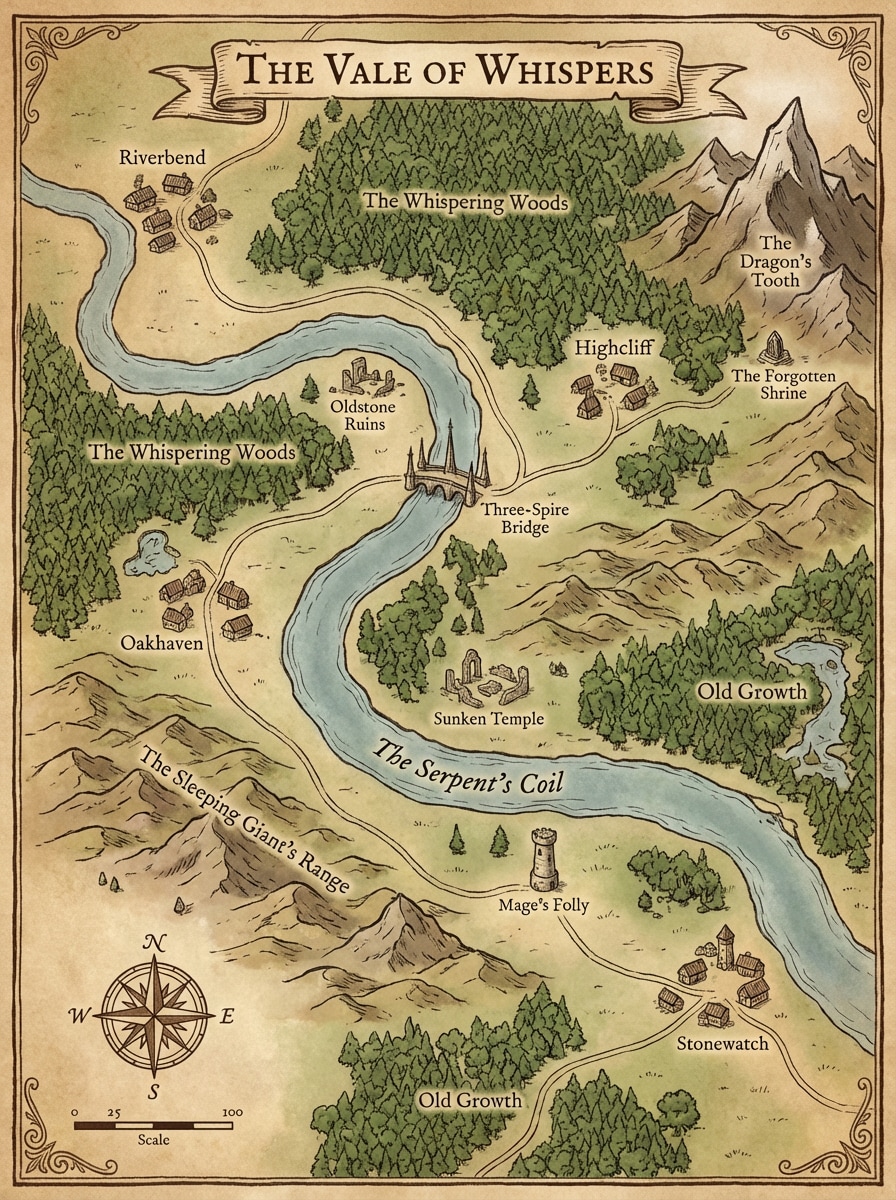Regional Adventure Map