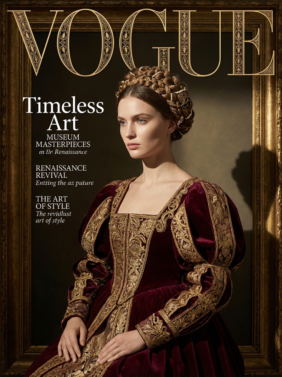 Renaissance Portrait Vogue Cover