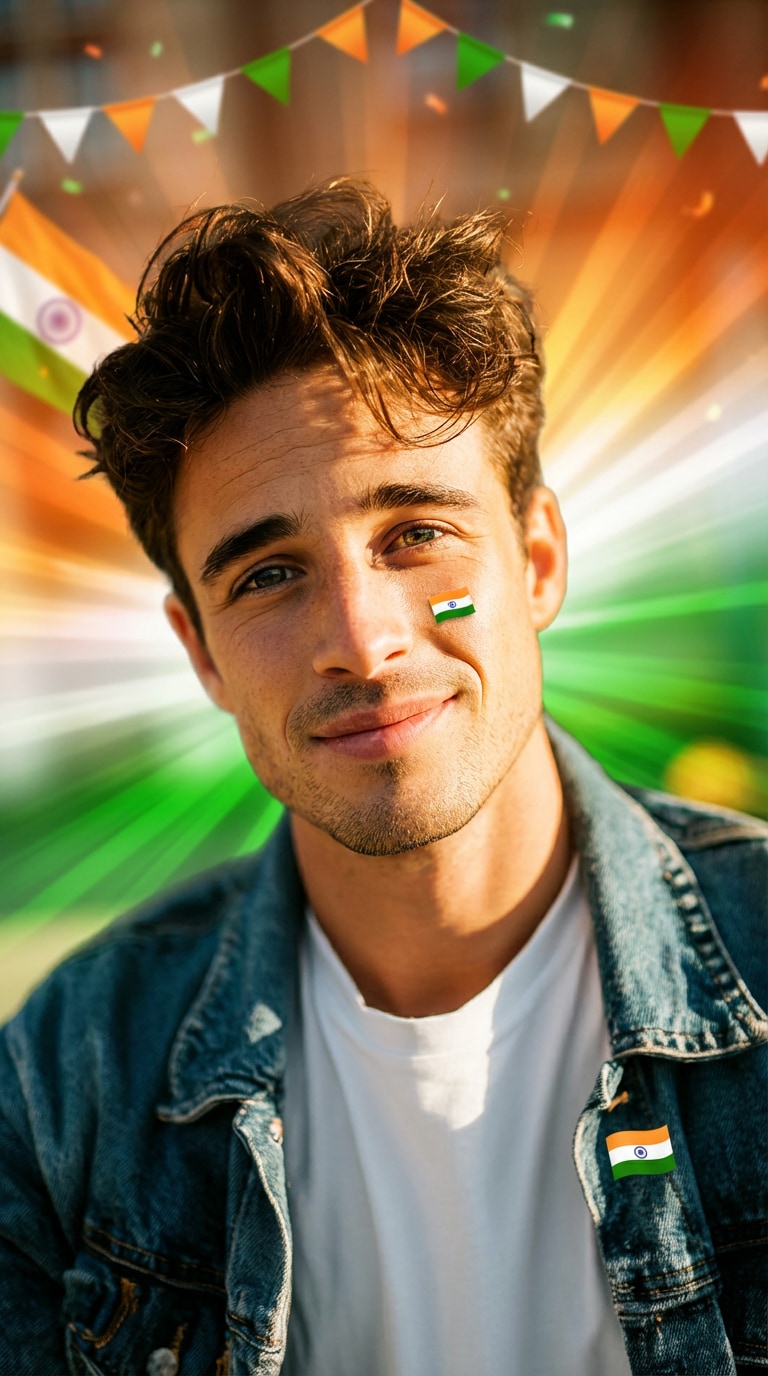 Profile Photo with Light Rays