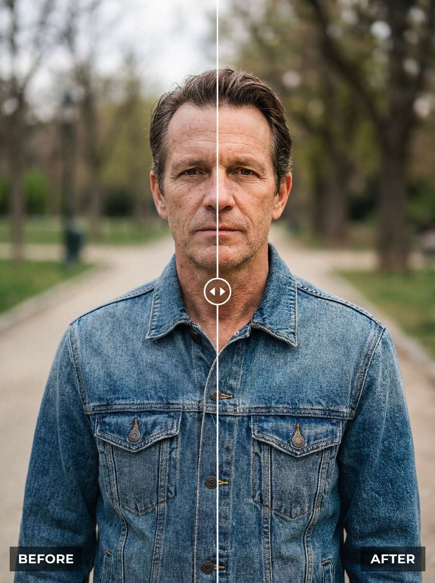 Photo Editing Before/After Slider