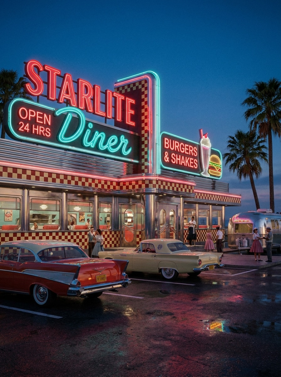 Retro American Diner