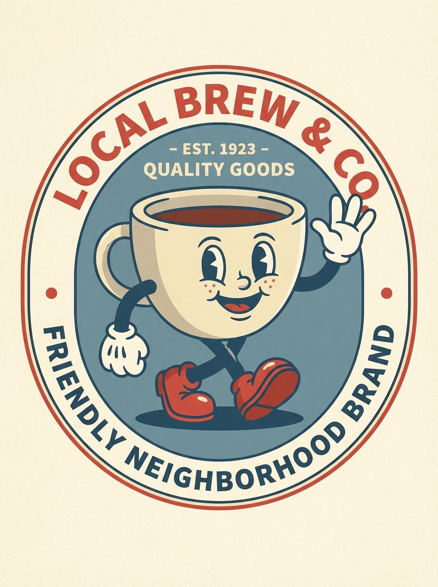 Retro Cartoon Mascot