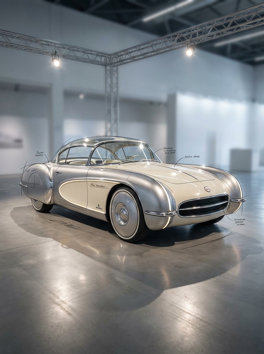 Retro-Futurist Concept Car